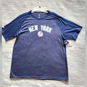 New York Yankees Gray Stitches Authentic MLB Baseball Shirt Men's, size XL, NWT